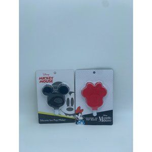 Disney Mickey and Minnie Mouse Silicone Ice Pop Makers